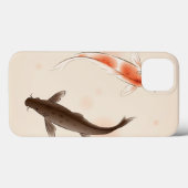 Yin Yang Koi fischt in der orientalischen Case-Mate iPhone Hülle (Rückseite (Horizontal))