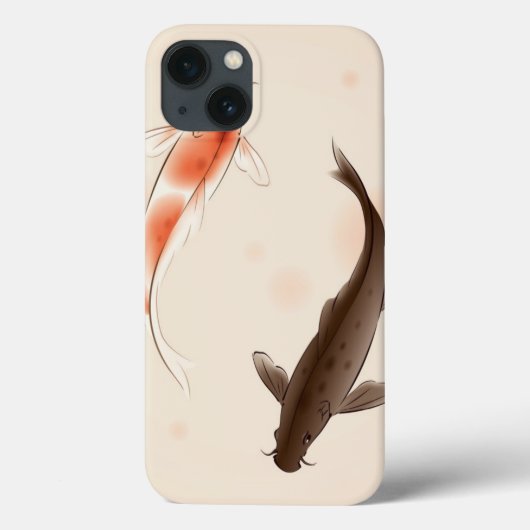 Yin Yang Koi fischt in der orientalischen Case-Mate iPhone Hülle (Rückseite)