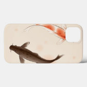 Yin Yang Koi fischt in der orientalischen Case-Mate iPhone Hülle (Rückseite (Horizontal))