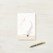 Yin Yang Koi fischt in der orientalischen Post-it Klebezettel (Auf Schreibtisch)