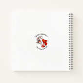 Yin Yang Koi Fish Botanic Garden Business Logo Notizblock (Rückseite)