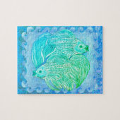 Yin Yang Koi Fish Puzzle (Horizontal)