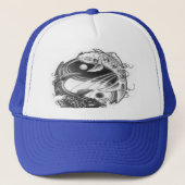 yin Yang koi Hut Truckerkappe (Vorderseite)