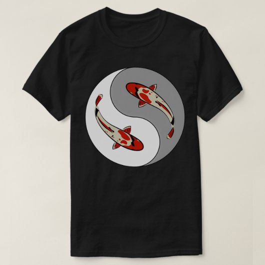 Yin Yang Koi T-Shirt (Design vorne)