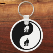 Yin Yang Korrektur Schlüsselanhänger (Vorderseite)