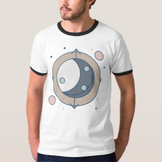 Yin-Yang-Kosmos in heiliger Himmelsharmonie T-Shirt (Vorderseite)