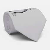 Yin Yang Krawatte (Gerollt)