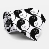 Yin Yang Lacrosse Krawatte (Gerollt)