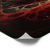 Yin Yang Landscape Waves Poster (Ecke)