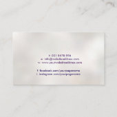 Yin Yang - Lebhaftes Gleichgewicht Visitenkarte (Rückseite)