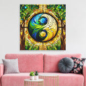 Yin Yang Leinwand Art (Insitu (Wohnzimmer))