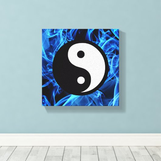Yin Yang Leinwanddruck (Insitu (Holzboden))