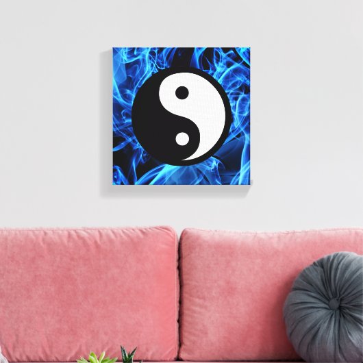 Yin Yang Leinwanddruck (Insitu (Wohnzimmer))