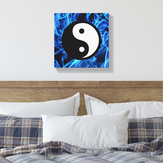 Yin Yang Leinwanddruck (Insitu (Schlafzimmer))
