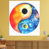 Yin-Yang Leinwanddruck (Insitu (Wohnzimmer))