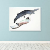 Yin Yang Leinwanddruck (Insitu (Holzboden))