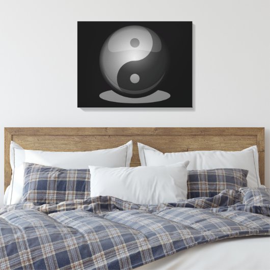 Yin Yang Leinwanddruck (Insitu (Schlafzimmer))