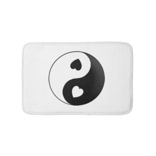 Yin Yang Liebe hört Badermatte Badematte
