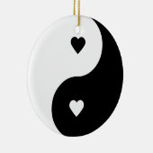 Yin Yang Liebeverzierung Keramik Ornament (Rechts)