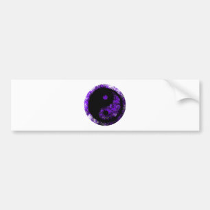 Yin Yang Lila Black The MUSEUM Zazzle Geschenke Autoaufkleber