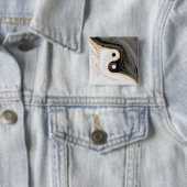 Yin Yang Liquid Marble Button (Beispiel)