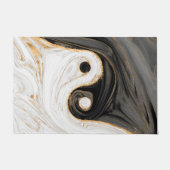 Yin Yang Liquid Marble Fußmatte (Vorderseite)