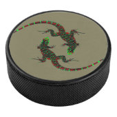 Yin Yang Lizards Eishockey Puck (3/4)