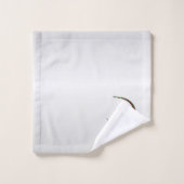 Yin Yang Lizards Silver Badhandtuch Set (Waschlappen)