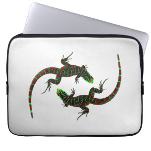 Yin Yang Lizards Silver Laptopschutzhülle