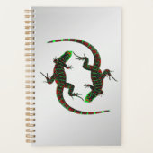 Yin Yang Lizards Silver Planer (Vorderseite)