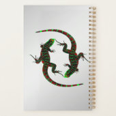 Yin Yang Lizards Silver Planer (Rückseite)