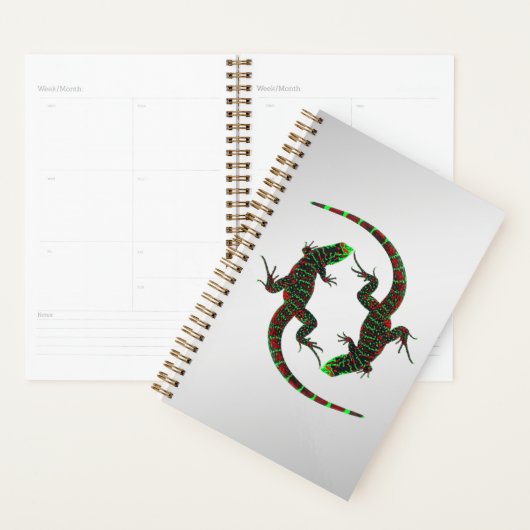 Yin Yang Lizards Silver Planer (Anzeige)