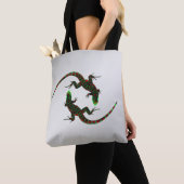 Yin Yang Lizards Silver Tasche (Von Nahem)