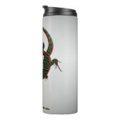 Yin Yang Lizards Silver Thermosbecher (Nach rechts gedreht)