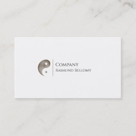 Yin Yang Logo Business Card Visitenkarte