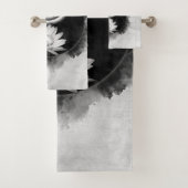 Yin Yang - Lotus-Blume Badhandtuch Set (Insitu)