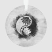 Yin Yang - Lotus-Blume Ornament (Rückseite)