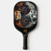 Yin Yang Lucky Tigers Pickleball Schläger (Rückseite)