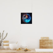 Yin Yang Magic Design Spiritual Feng Shui Poster (Küche)