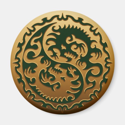 Yin Yang Magical Dragons 3 Magnet (Vorne)