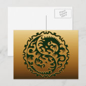 Yin Yang Magical Dragons 3 Postkarte (Vorne/Hinten)