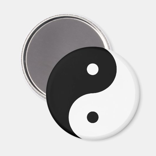 Yin Yang Magnet (Vorderseite/Rückseite)