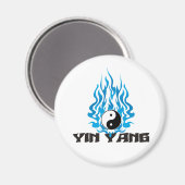 Yin Yang Magnet (Vorderseite/Rückseite)