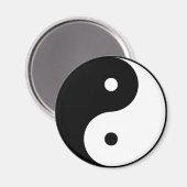 Yin Yang Magnet (Vorderseite/Rückseite)