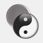 Yin Yang Magnet (Vorderseite/Rückseite)