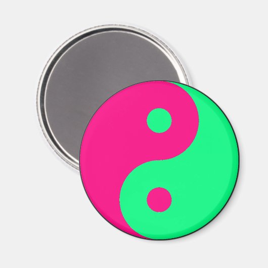 Yin Yang Magnet (Vorderseite/Rückseite)
