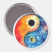 Yin-Yang Magnet (Vorderseite/Rückseite)