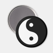 Yin Yang Magnet (Vorderseite/Rückseite)