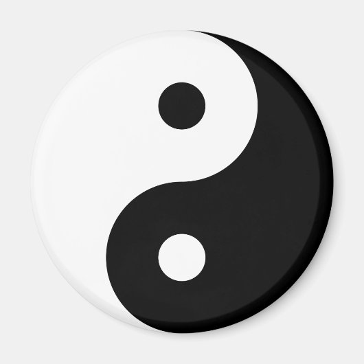 Yin-Yang  Magnet (Vorne)