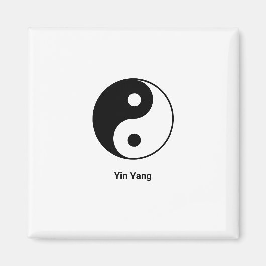 Yin Yang Magnet (Vorne)